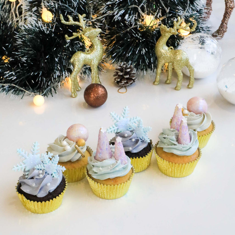 Frost Christmas - Box of 6 Cupcakes